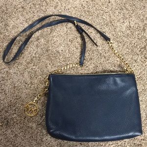 Navy Blue MK Purse